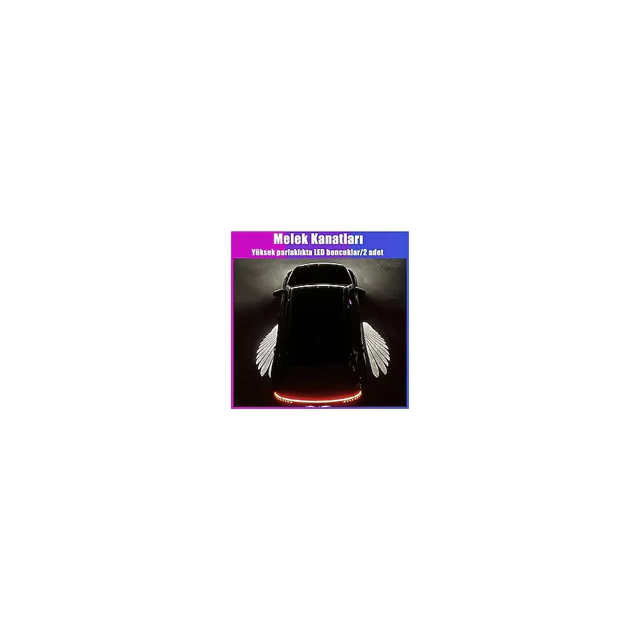 DemirciStore 12V Evrensel Melek Led Kanat Işığı Ayna Altı