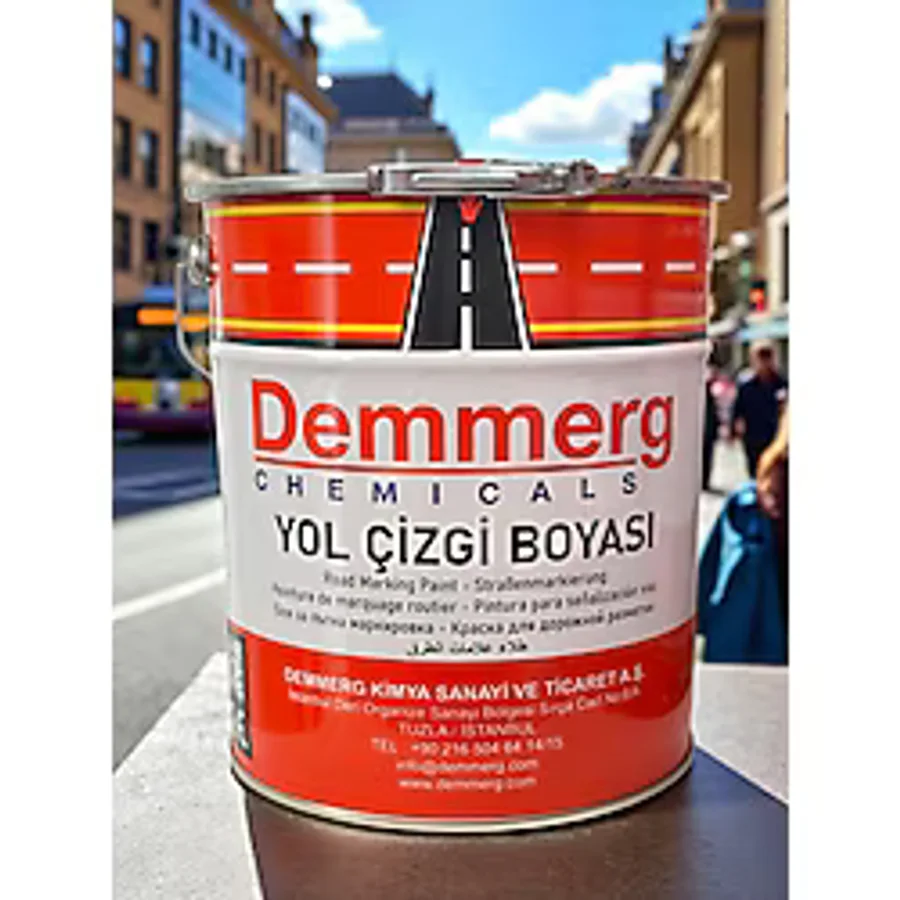 Demmerg Alkid Esaslı Yol Çizgi Boyası Sarı 25 kg