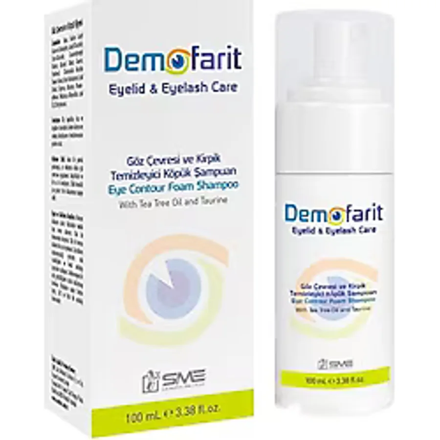 Demofarit Eyelid Eyelash Care Göz Çevresi Ve Kirpik Temizleme Şampuanı 100 Ml