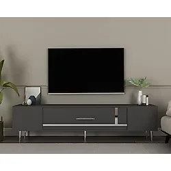 DEMONTE DECOR DEKOP1DD TV SEHPASI ANTRASİT-GÜMÜŞ