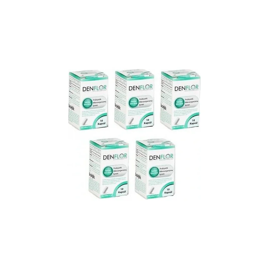 Denflor Probiyotik 10 Kapsül 5'li
