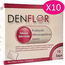 Denflor Probiyotik 10 Şase 10'lu