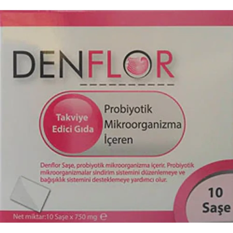 Denflor Probiyotik 10 Saşe 50'li