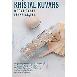 Deniz Doğal Taş Sertifikalı Kristal Kuvars Doğal Taşlı Esans Şişesi 10cc ( Kendi Kokunu Doldur ve Kullan)