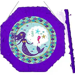 Deniz Kızı Pinyata 42cm + Sopası