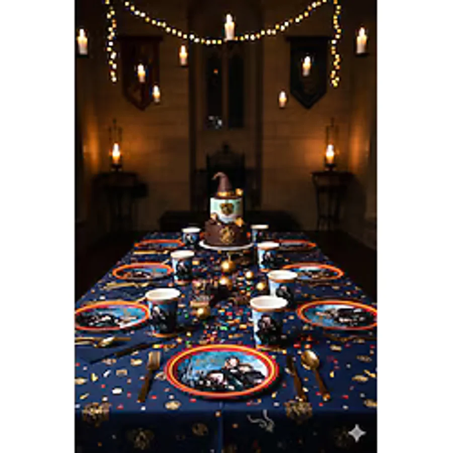 Deniz Party Store Harry Potter Karton Tabak Bardak Set 8 Kişilik