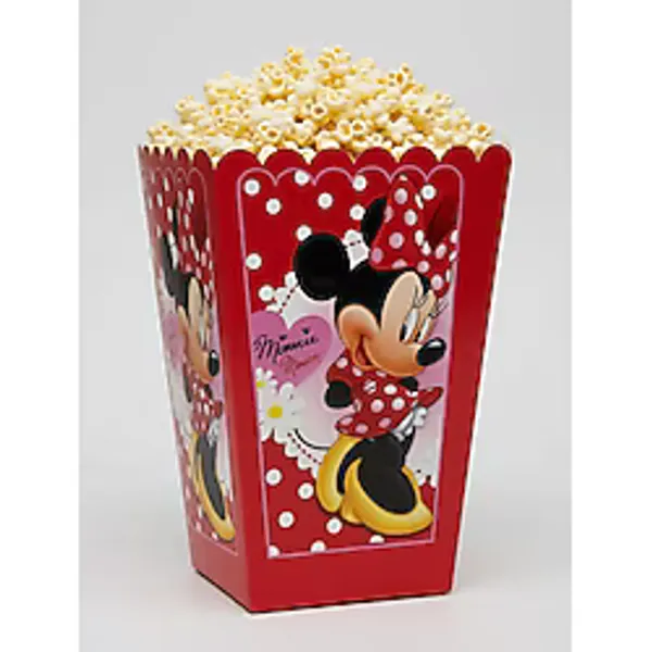 Deniz Party Store MİNNİE FARE Popcorn Mısır Cips Kutusu 8 Adet