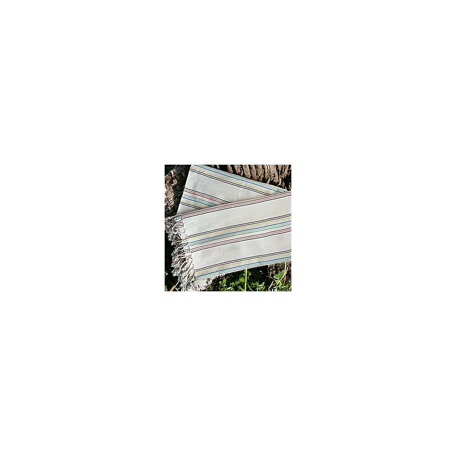 Denizli Buldan, Kara Tezgah El Dokuması, Çizgili, Premium Kalite, Keten Peştemal, 100x180