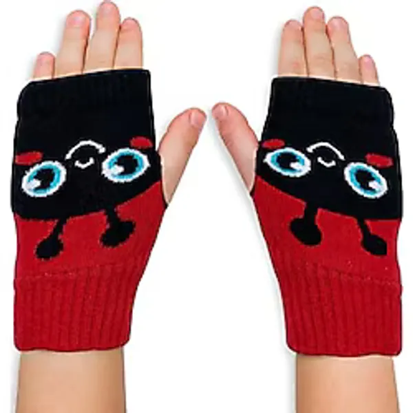 Denokids Uğurböceği Kız Çocuk Eldiven
