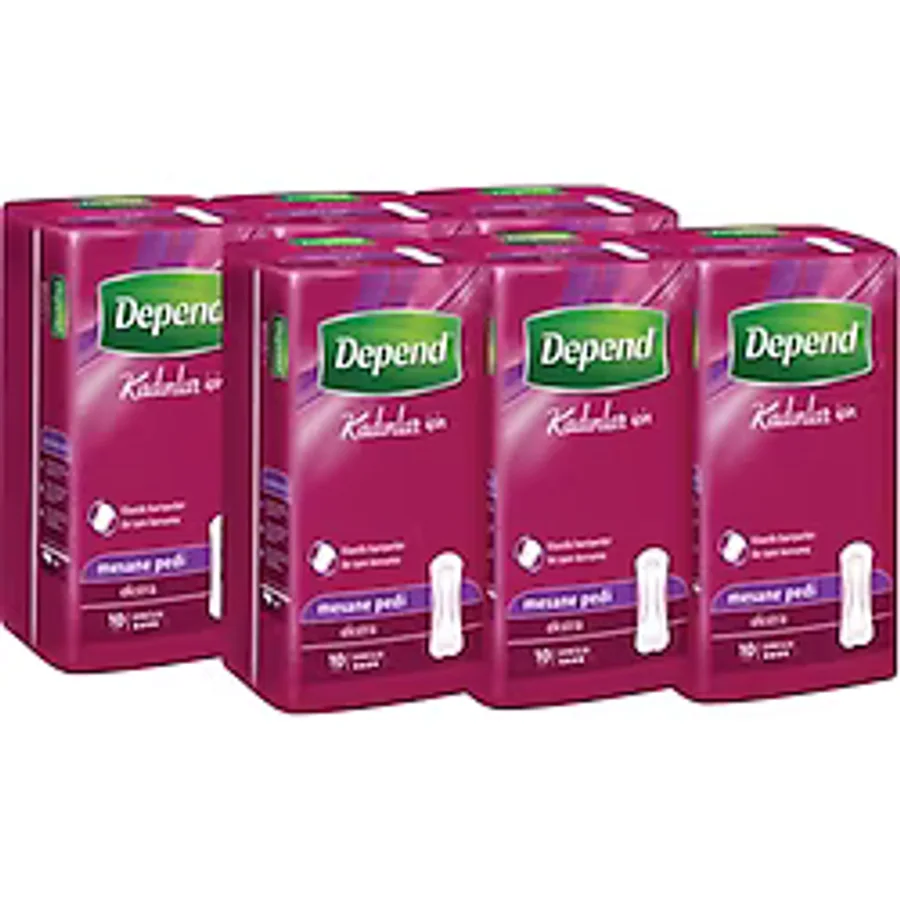 Depend Ekstra 10'lu 6 Paket Kadın Mesane Pedi