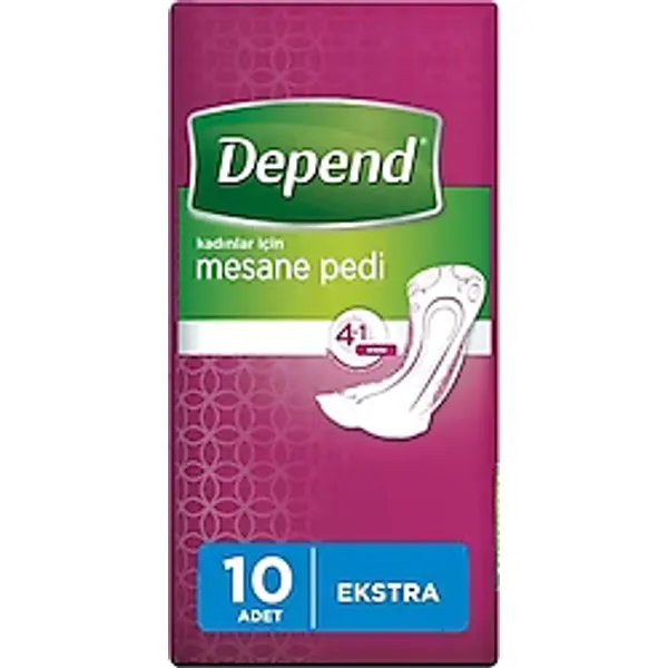 Depend Ekstra 10'lu Mesane Pedi