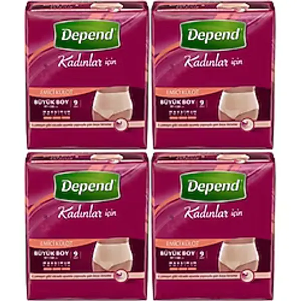 Depend Emici Külot Kadın Büyük Boy 36 Adet
