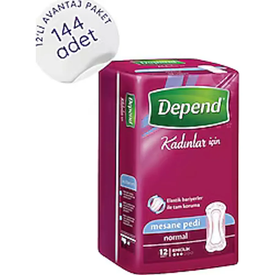 Depend Normal 12'li 12 Paket Mesane Pedi