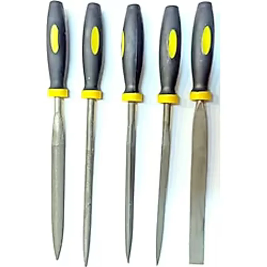 Depolife 5 Adet Metal Ahşap 180 Mm Eğe Seti