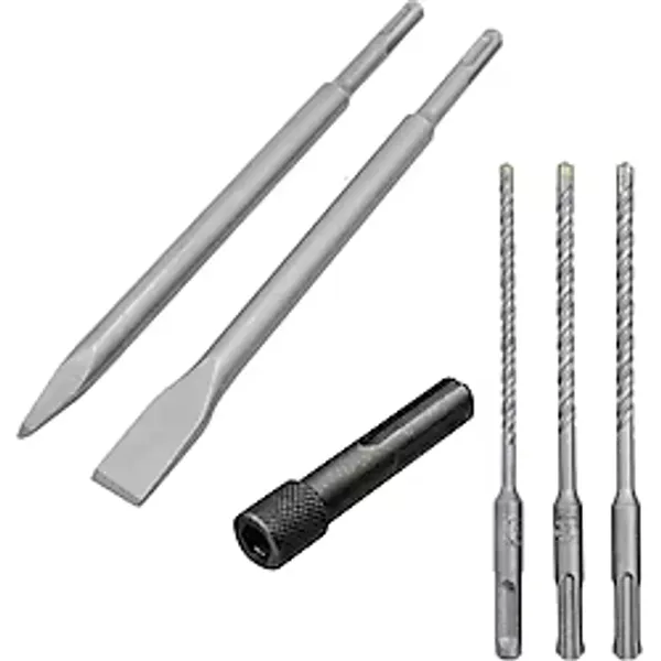 Depolife Kırıcı Delici Hilti İçin Sds Plus Elmaslı 3lü Matkap Ucu Murç Keski Sds Vidalama Bits Adaptör Seti