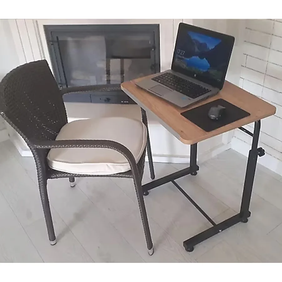 Depolife Koltuk Sehpası Notebook Laptop Bilgisayar Çalışma Masası Yükseklik Ayarlı Akrobat Masa Yatak Yan Seh