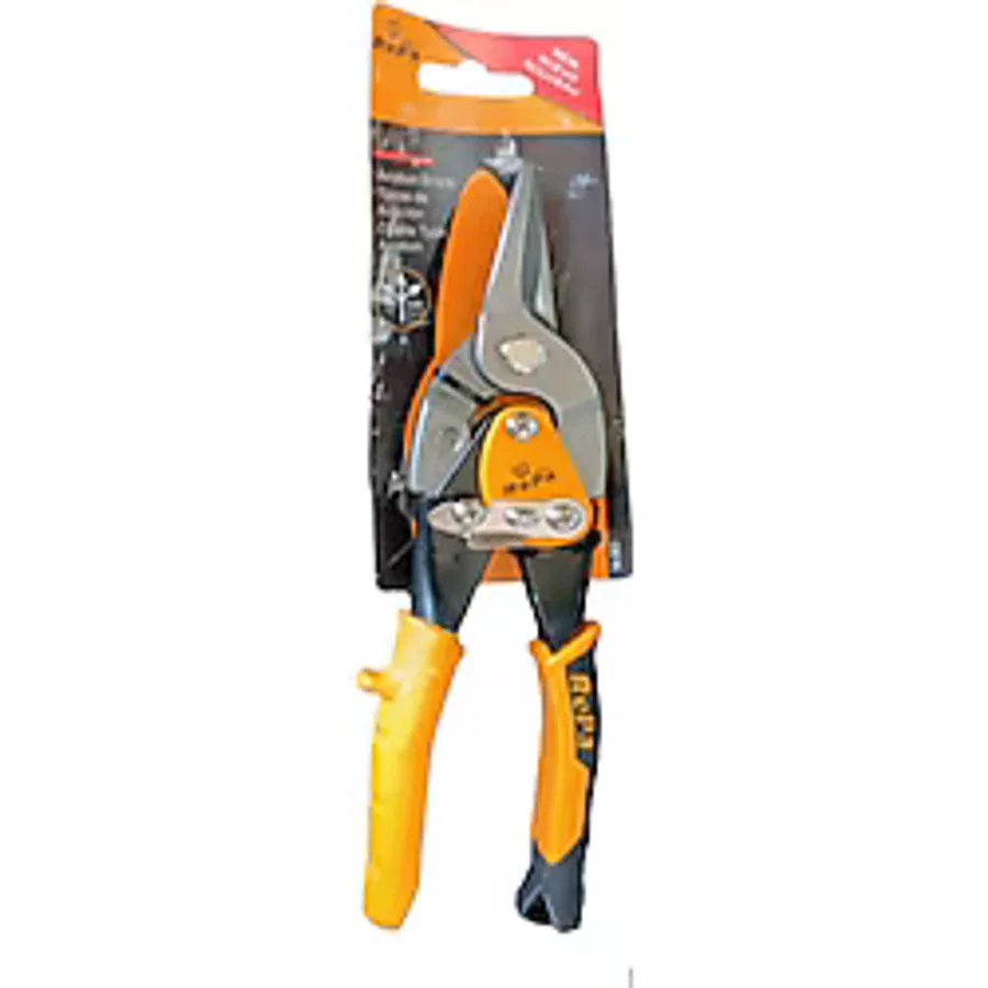 Depolife Saç Teneke Alüminyum Karton Kesme Makası Düz Çeneli Makas Düz Ağız Kaportacı Makası 250Mm