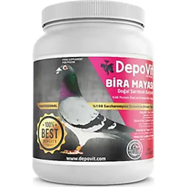 DEPOVİT BİRA MAYASI & SARIMSAK & PROBİYOTİK TOZU - GÜVERCİN ve KUŞ SAĞLIĞI