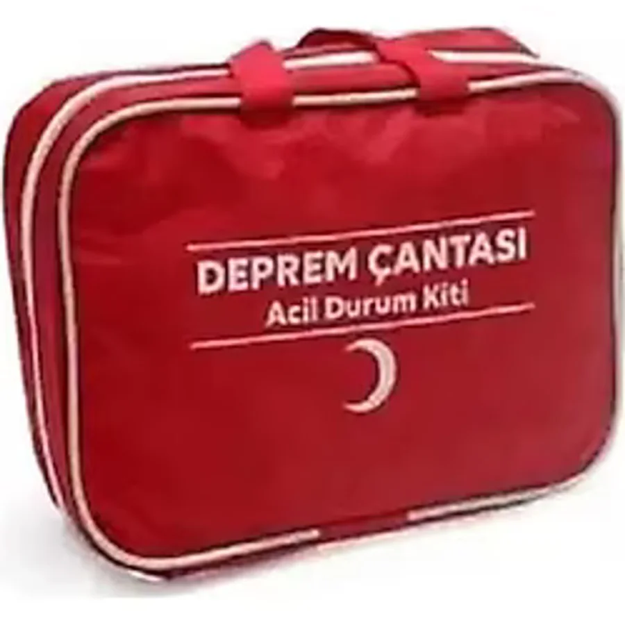 Deprem Çantası Ilkyardım Seti Iki Kişilik Deprem Çantası 40 Ürün 72 Parça Hayatta Kalma Seti