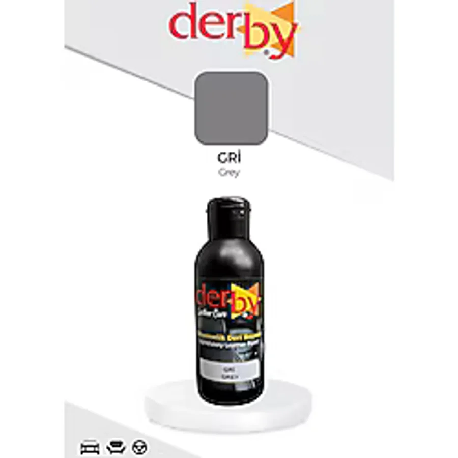 Derby Deri Döşeme ve Direksiyon Boyası - Derby Oto Boyası, Deri Koltuk Boyası - Gri