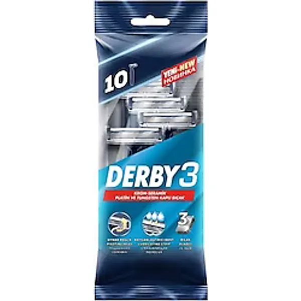Derby Samurai 3 Kullan At 10'lu Tıraş Bıçağı