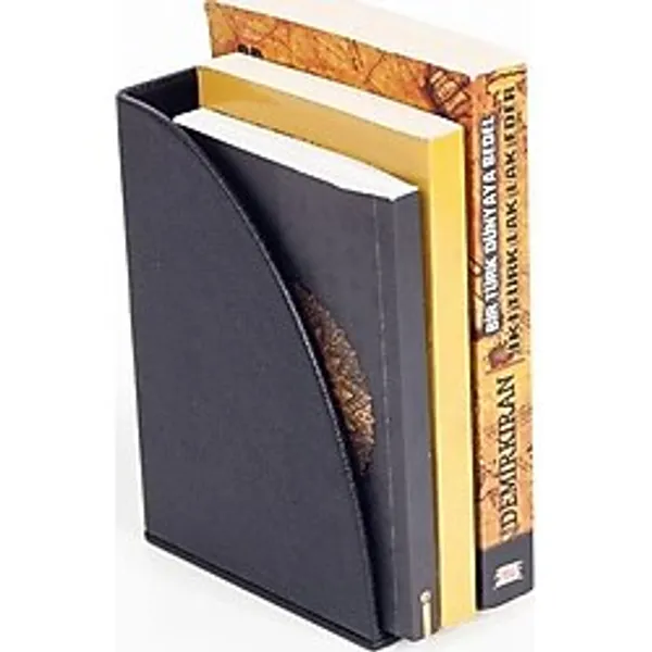 Deri Kitap Tutucu Siyah