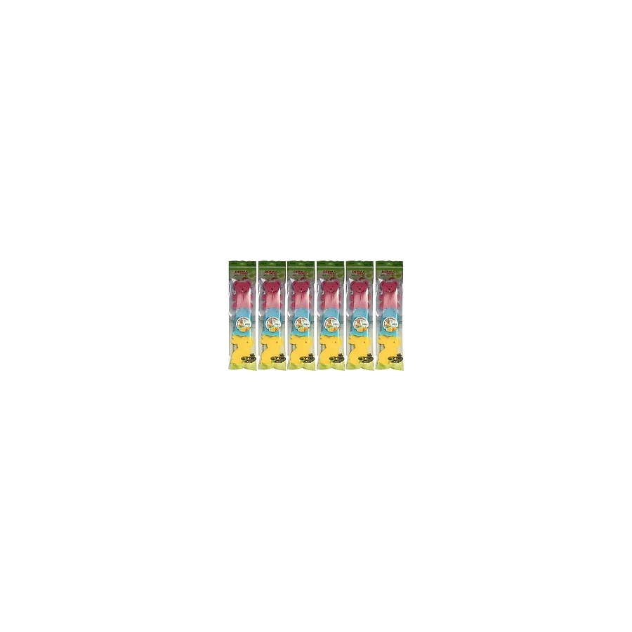 Derma Naturel 3 Lü Renkli Bebek Banyo Süngeri (6 Lı Set)