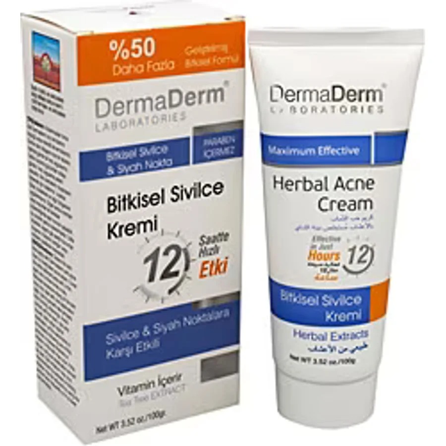 Dermaderm Sivilce ve Siyah Nokta Karşıtı Krem 100 gr