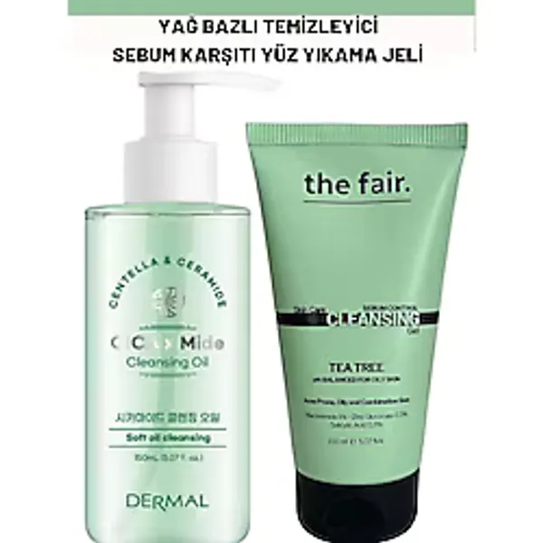 Dermal Yağ Bazlı Temizleyici ve the fair. Sebum Karşıtı Yüz Yıkama Jeli