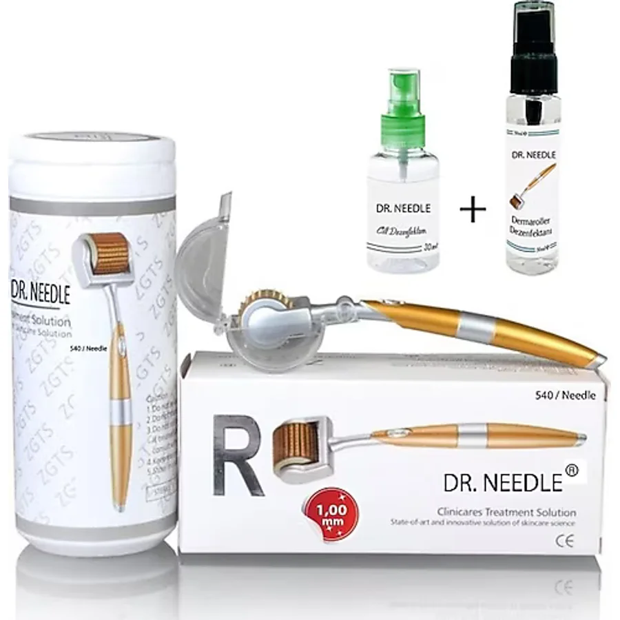 Dermaroller Zgts 540 Iğneli Titanyum Gold Derma Roller-dr.needle- 1,00 Mm