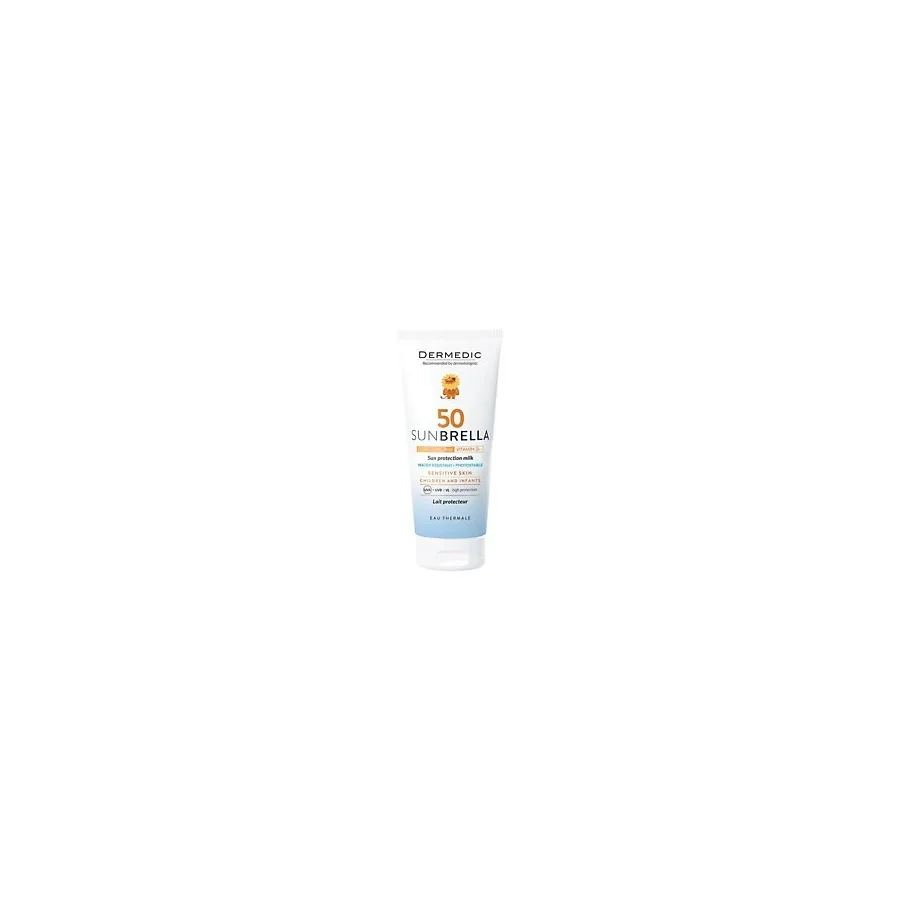 DERMEDIC SUNBRELLA ÇOCUKLAR VE BEBEKLER İÇİN GÜNEŞ KORUMA SÜTÜ SPF 50+ 100 ML