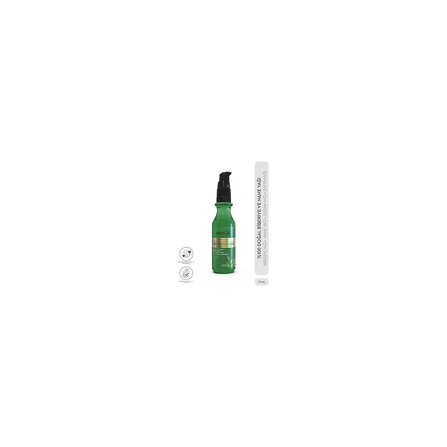 DERMOKİL %100 Doğal Biberiye ve Nane Yağı 75 ml