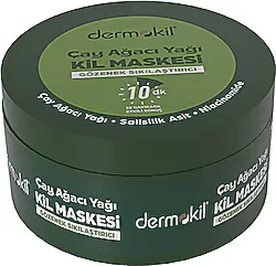 Dermokil Çay Ağacı Yağı Gözenek Sıkılaştırıcı 100 ml Kil Maskesi