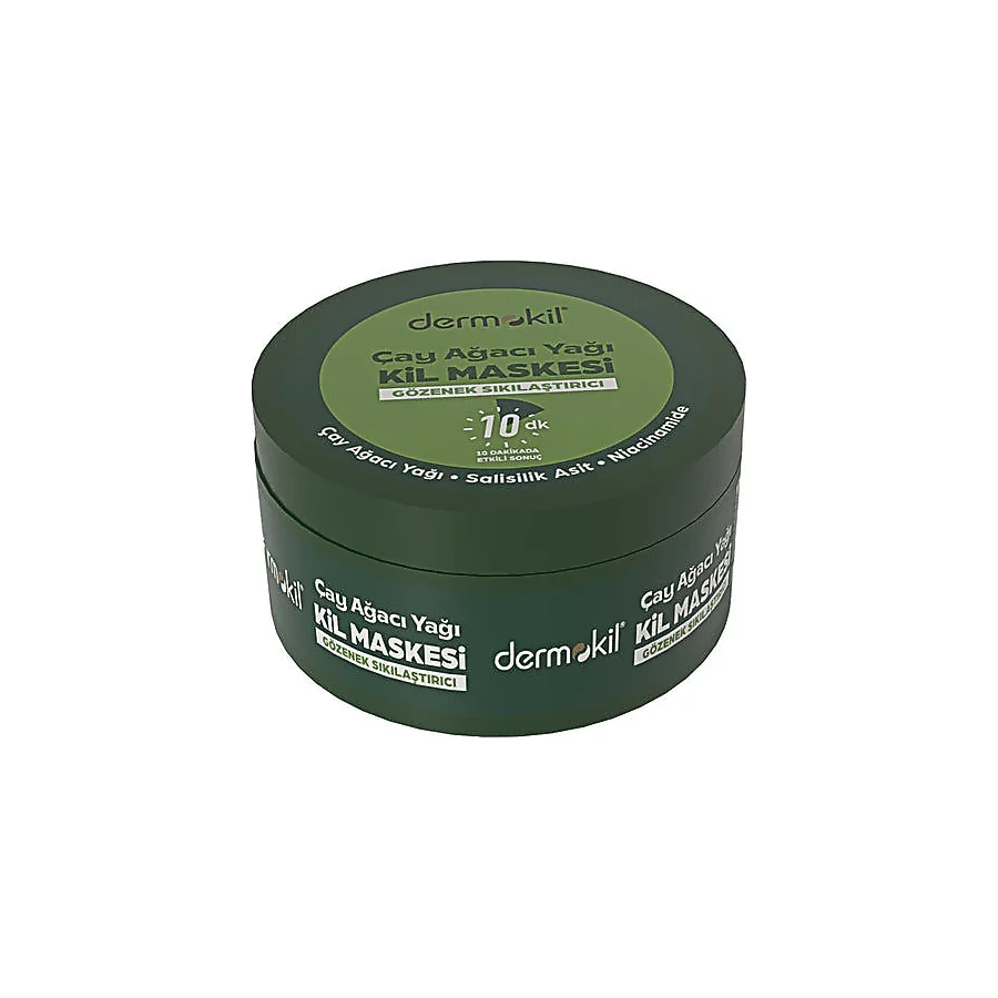 Dermokil Çay Ağacı Yağı Gözenek Sıkılaştırıcı 100 ml Kil Maskesi