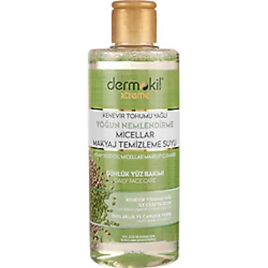 Dermokil Kenevir Tohumu Yağı Micellar 400 ml Makyaj Temizleme Suyu