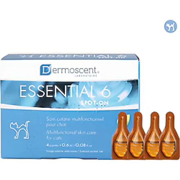 Dermoscent Essential 6 Kedi Deri Bakımı ve Kedi & Köpek Koku Giderici Damla