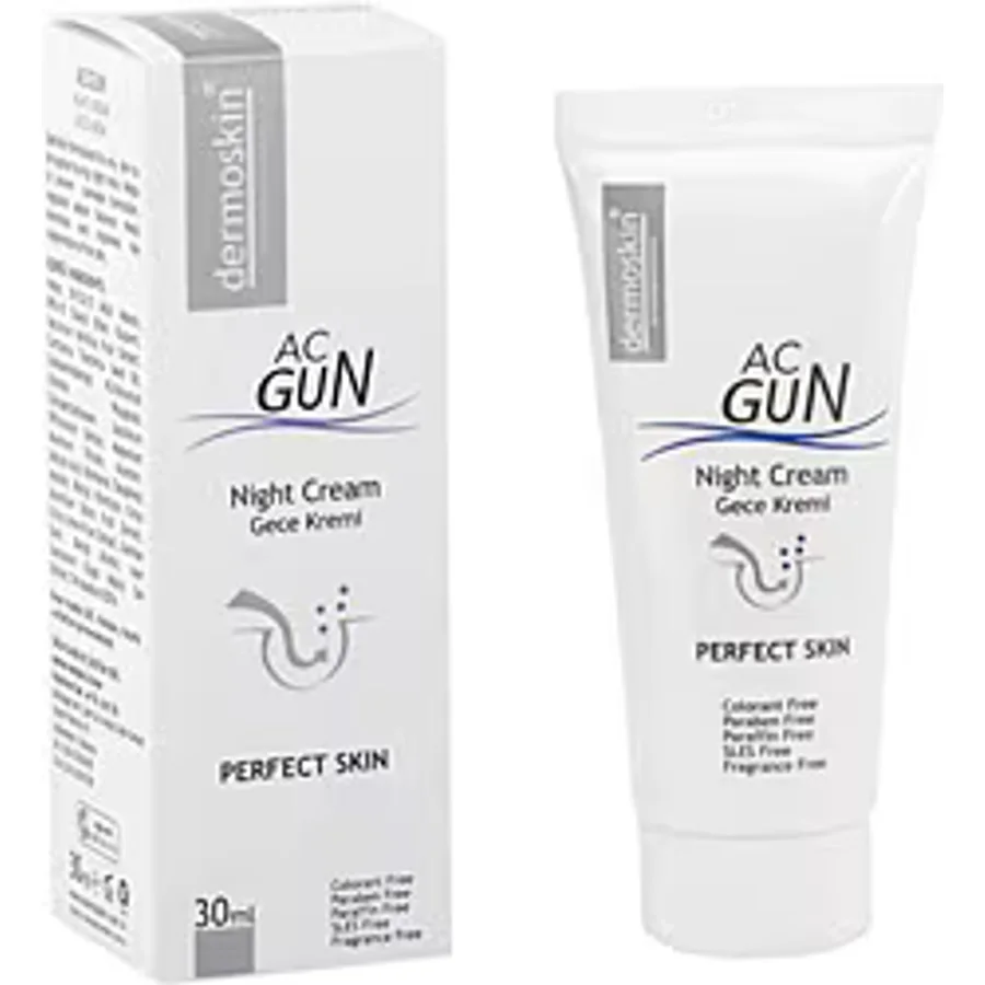 Dermoskin Acnegun Onarıcı Gece Kremi 30 ml