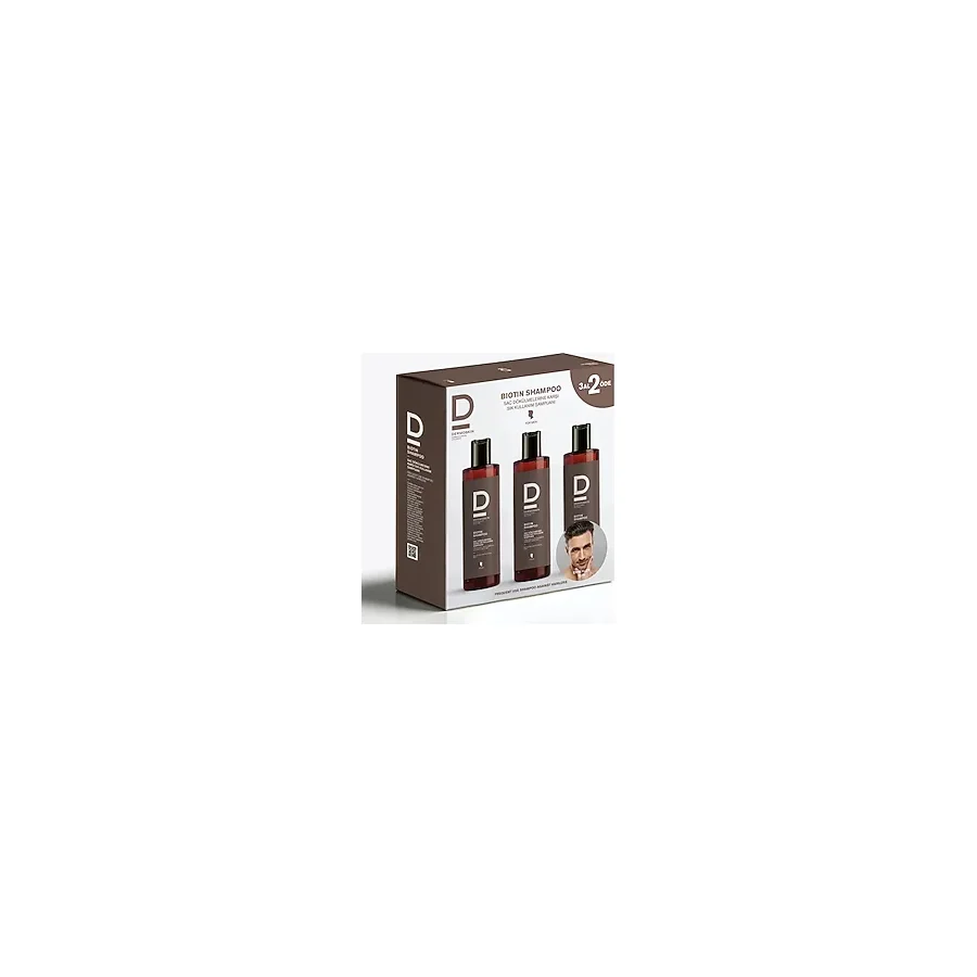 Dermoskin Biotin Şampuan (Erkek) 3 Al 2 Öde Saç Dökülmesi Karşıtı Şampuan Erkek Saç Bakımı 3x200 ml