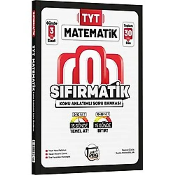 Ders Platosu Sıfırmatik Konu Anlatımlı TYT Matematik Kamp Kitapları Üniversite Hazırlık 2027 Tekil Ürün