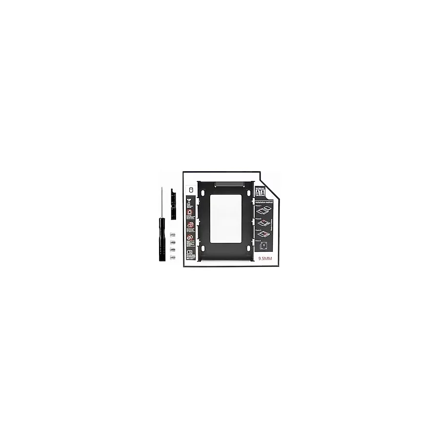 Derwell Hdd Muhafaza Sabit Disk 9.5 Sata İçin Ssd Laptop Dvd/Cd-Rom 2.5 Sabit Disk Kutusu Harici Disk Kutusu