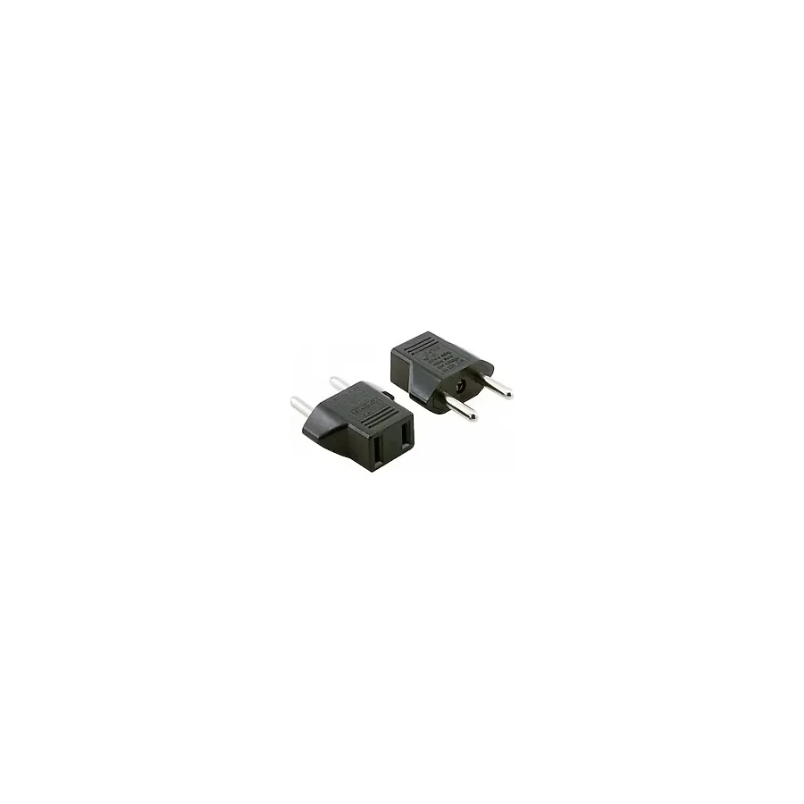 Derwell Türkiye Amerikan 110 - 220 V Priz Ucu Jak Çevirici Dönüştürücü Adaptör Priz Amerikan Tipi Fiş Girişi Siyah 1 Adet