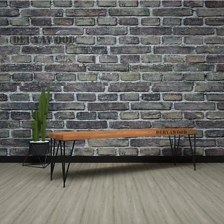 Deryawood Masif Ahşap Rhea Bank 37x100x45CM