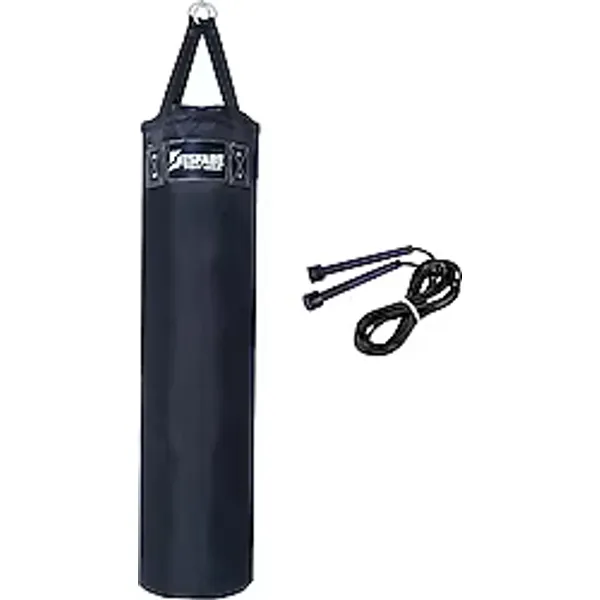 Desfabe Polydes 120x30 cm Kolonlu Boks Kum Torbası + Atlama İpi