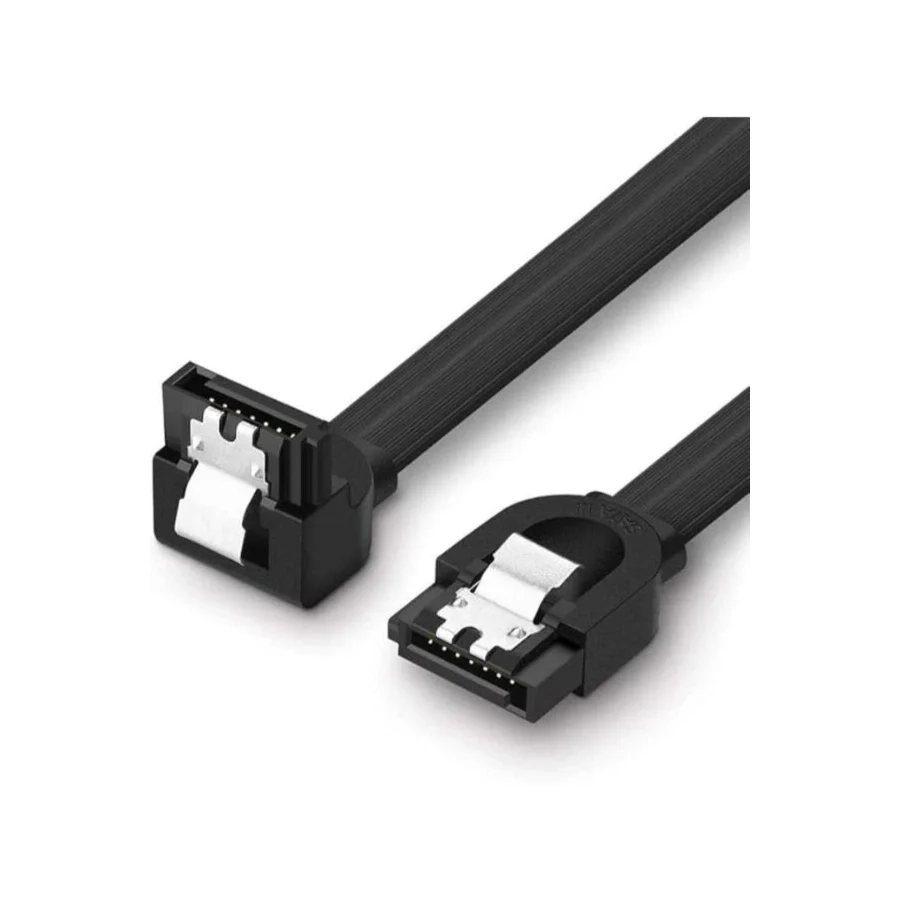 DESTE ELEKTRONİK SE-7030 Sata Data Kablosu 0,50CM L 90Derece Dirsek Köşeli Sata3 7 Pin 6gbs Ssd Hdd Data Veri Kablosu