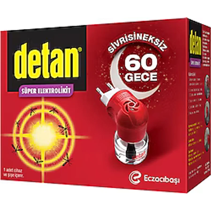 Detan Süper Elektrolikit Cihaz + Yedek 60 Gece