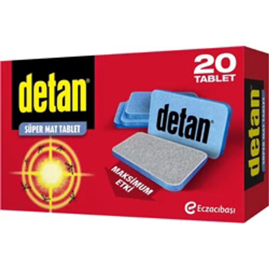 Detan Süper Mat Tablet 20'li