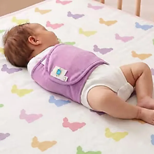 Deux Lapins Sweet Lilac Yarım Kemer Bebek Kundak - Mor