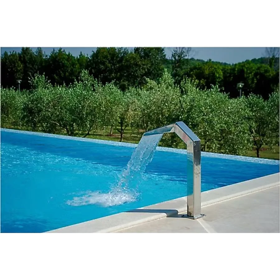 Dev Paslanmaz Standart Tip Paslanmaz Havuz Şelalesi Aısı 316 Kalite - 500x1000 mm
