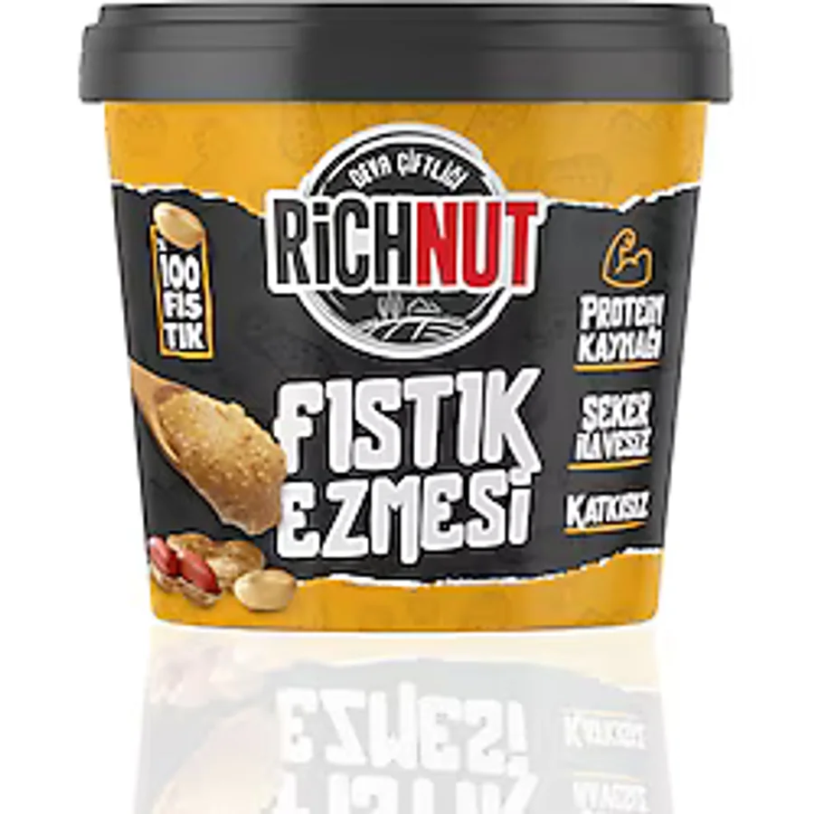 Deva Çiftliği Şekersiz Doğal Fıstık Ezmesi 1 kg
