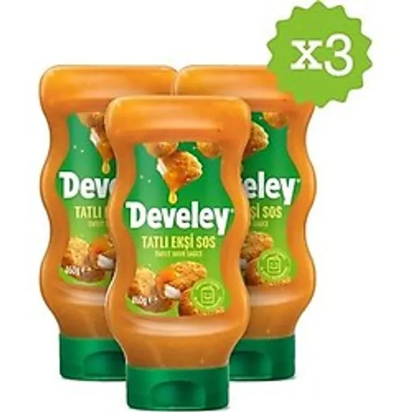 Develey 460 G Tatlı Ekşi Sos Alman Menşeli Aromalı Lezzet ile Sofralarınızı Şenlendirin - 460 gr